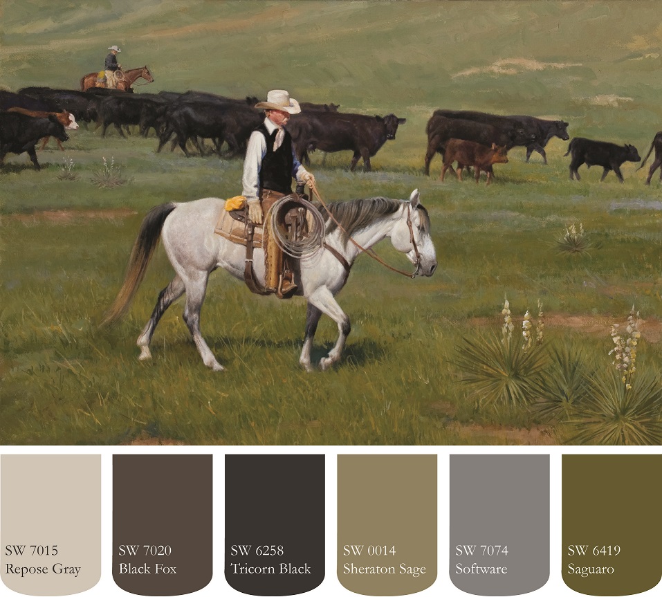 Chisholm Trail Ranch and a Cow Herding Palette